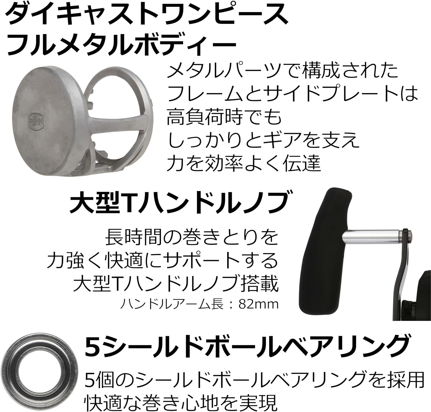 Penn Fathom II Lever Drag 2 Speed Conventional Fishing Reels image number 6