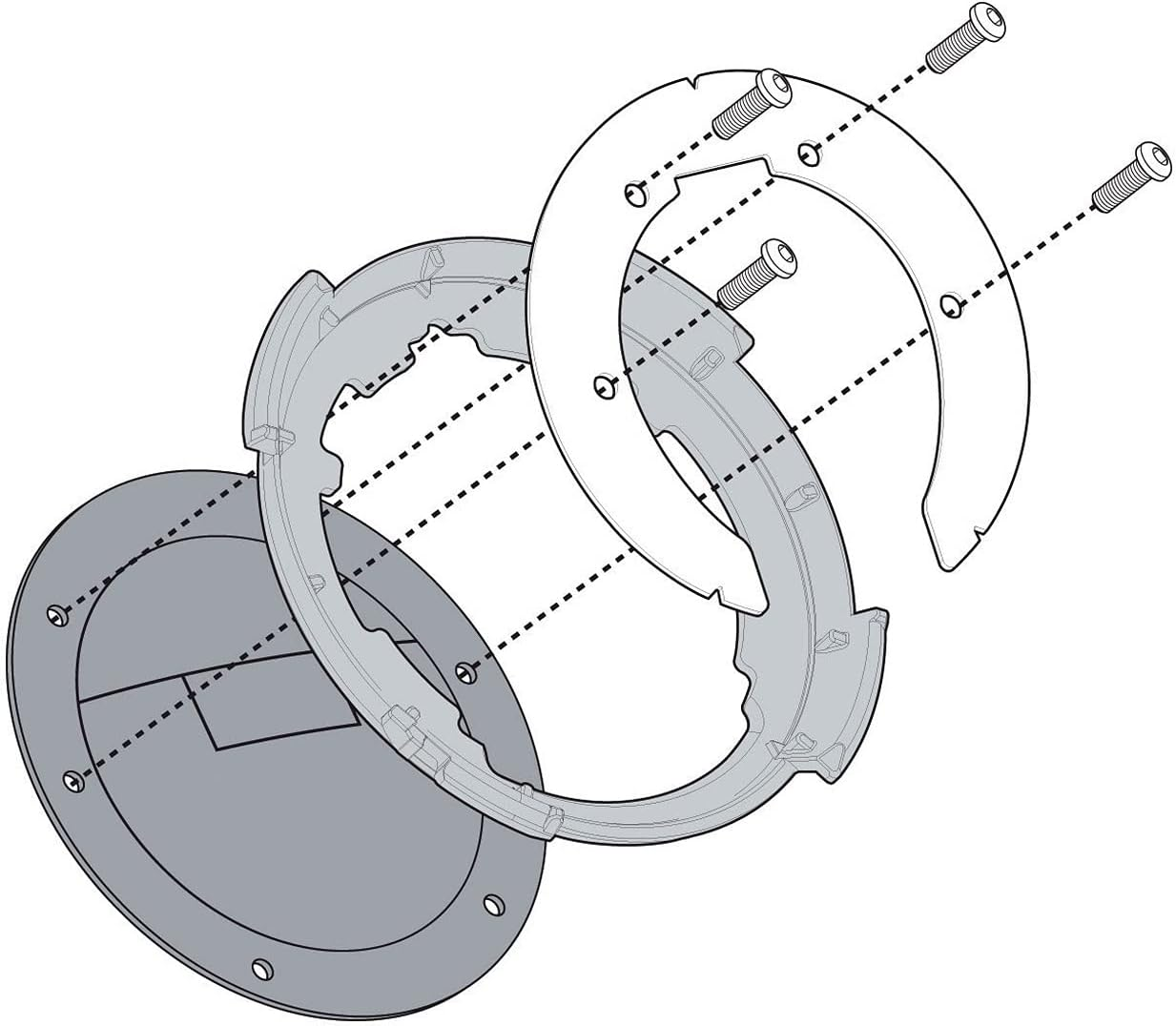 GIVI BF04 Tanklock Tank Ring image number 6
