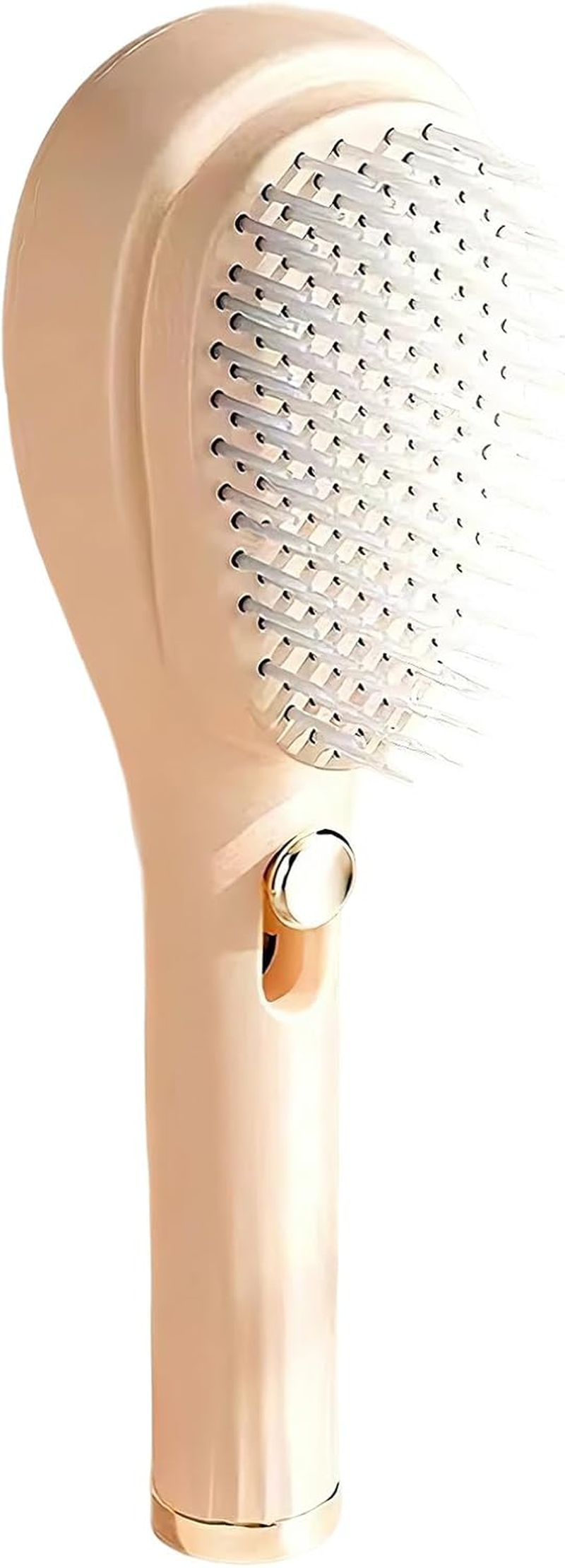 Telescopic Magic Comb,Scalp Cleaning Special Travel Portable Fluffy Massage Comb,Air Bag Hair Detachable Magic Brush,For Home,School,Travel,Barber Shop (Pink)