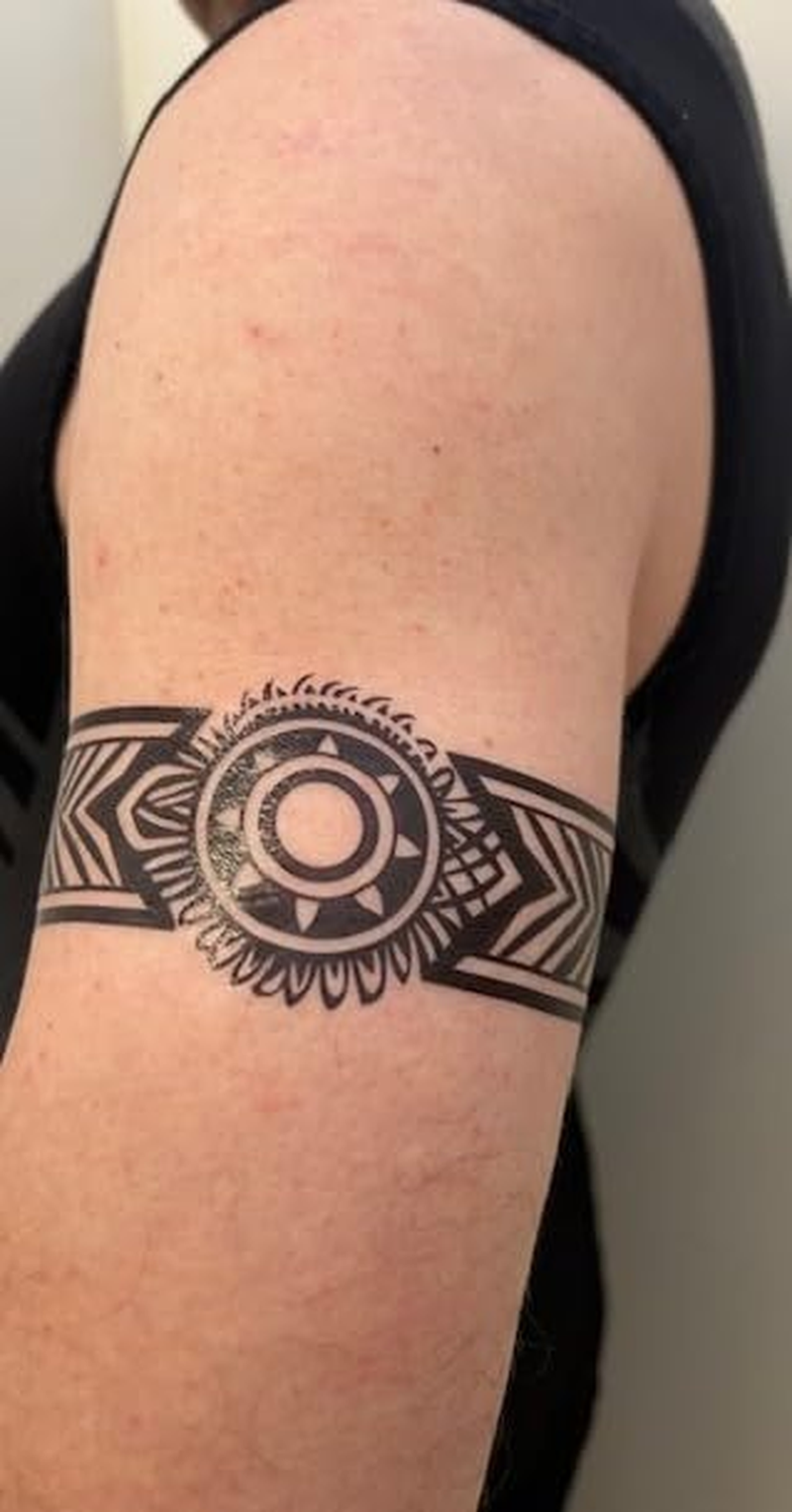 Marc5 Temporary Bracelet Tattoo Tribal Tattoo Maori Design 5 Sheets image number 6