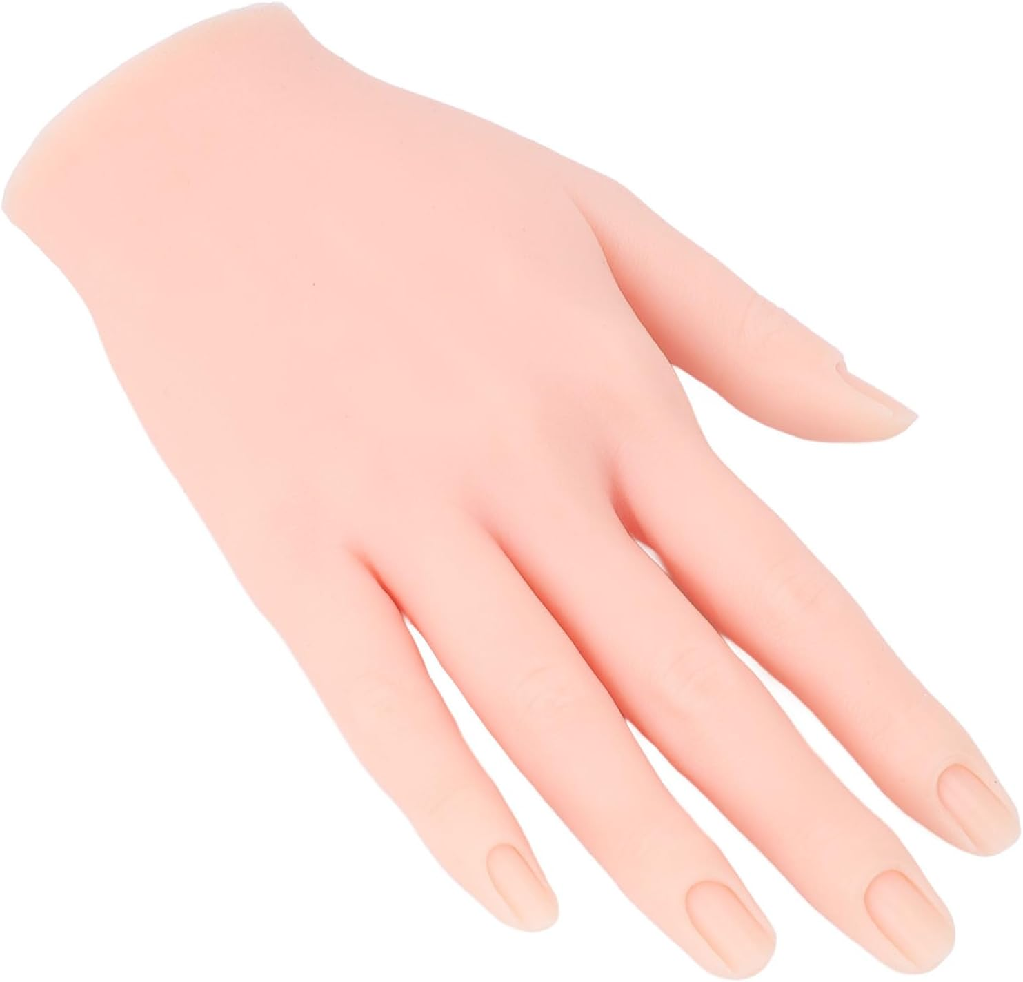 Silicone Nail Practice Hand, Flexible Bendable Fake Hand Mannequin for Nails Training Display. Good for Nail Art, Tattoos, Acupuncture Practice in Home Salon image number 5