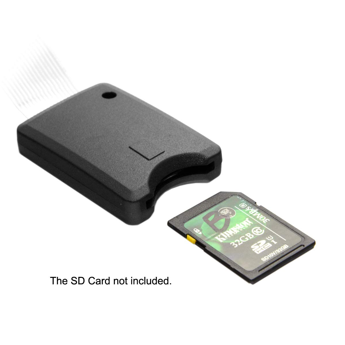 JSER Standard SD SDHC Memory Card Kit Male to SD Female Extension Soft Flat FPC Cable Extender 25Cm image number 6