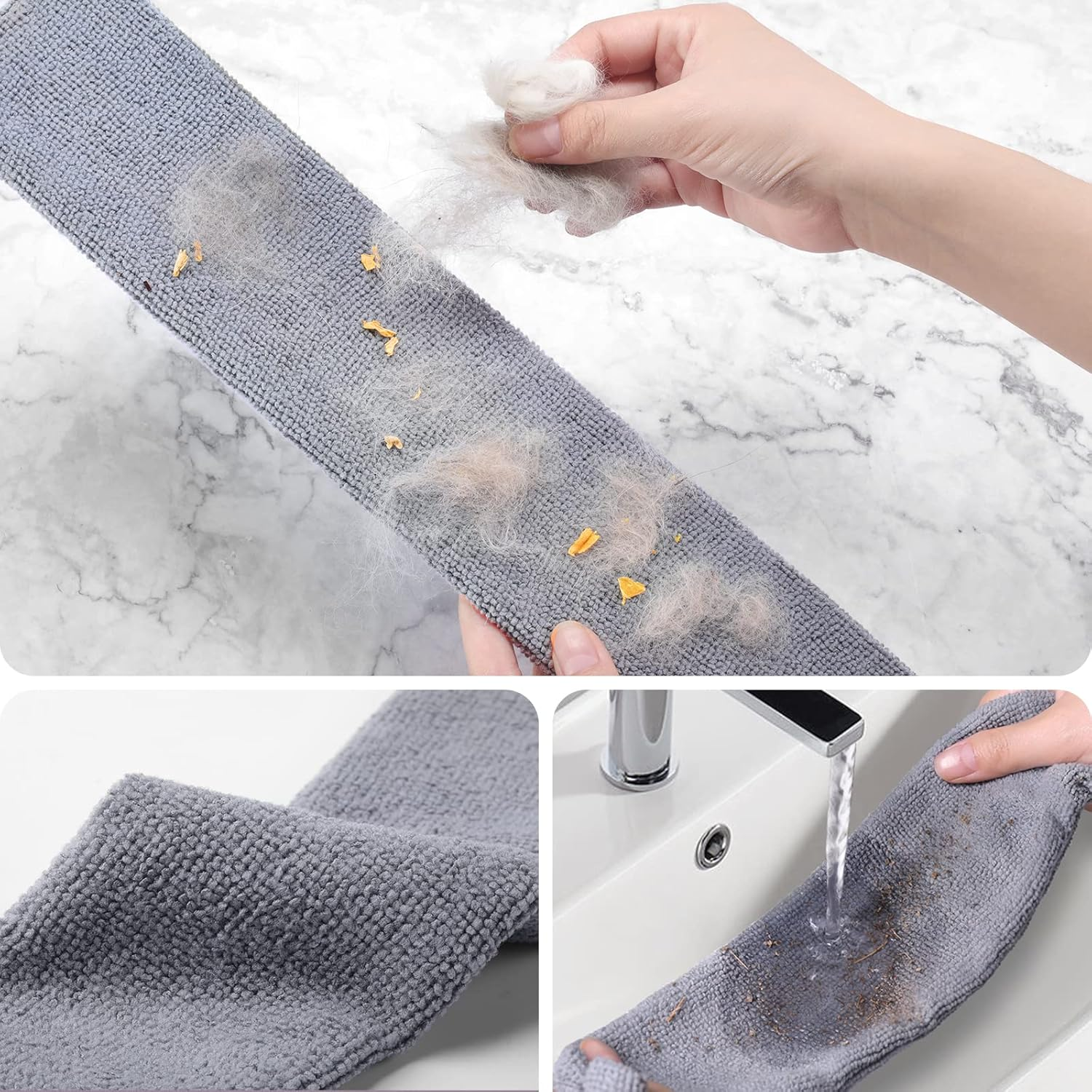 Retractable Gap Dust Cleaner, Duster Flat Mop up to Extendable and Two Microfibre Covers, Retractable Gap Dust Cleaner for under Sofa, Cabinets, Bed, Household Gap Dust image number 3