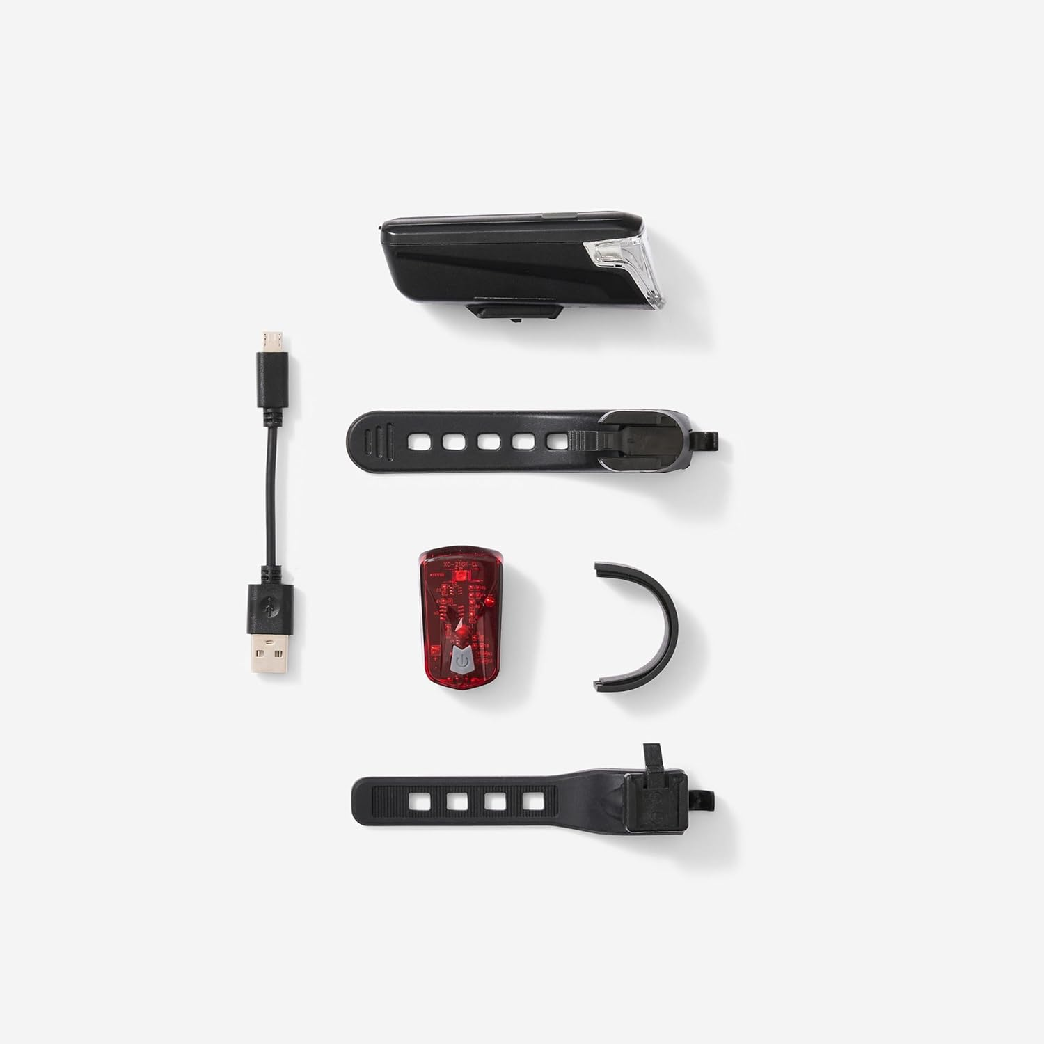 Elops Decathlon ST510 Front/Rear USB Bike Light Kit