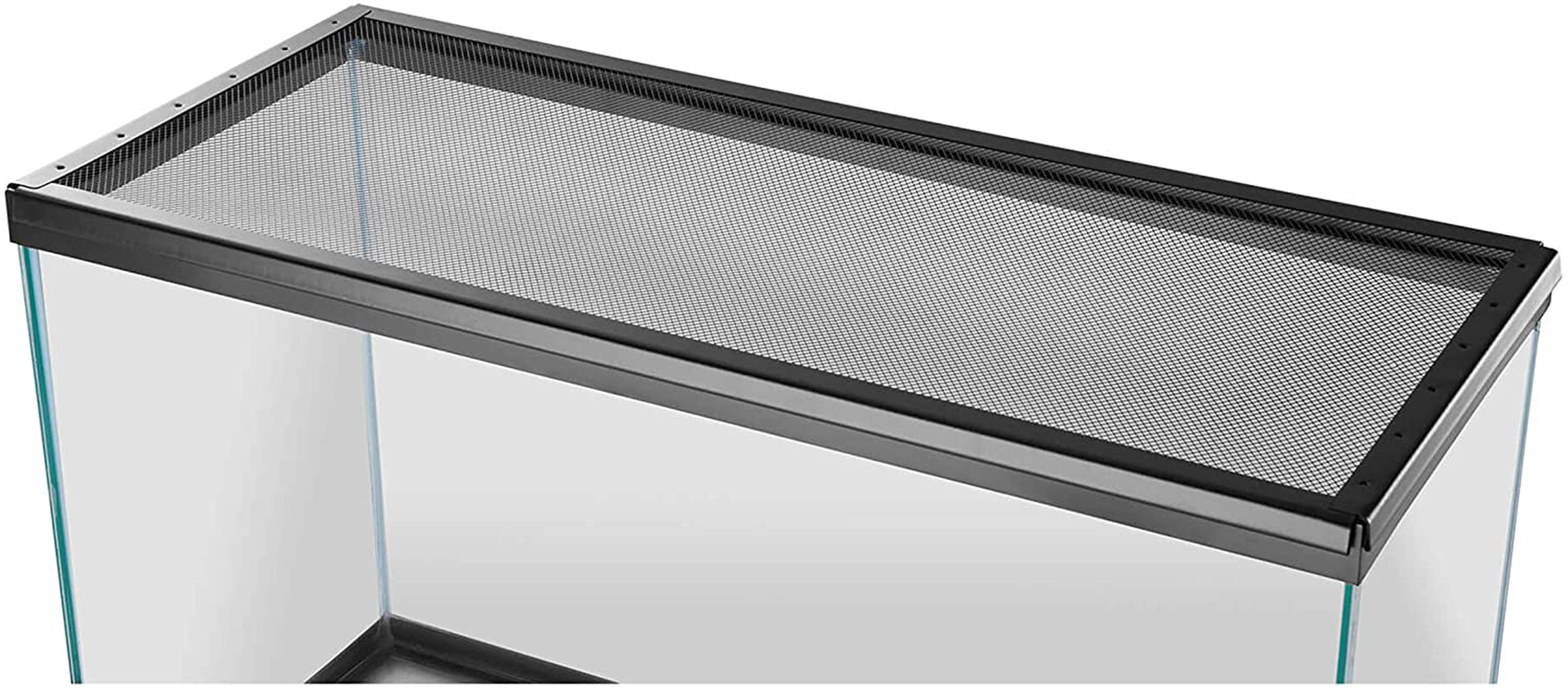 ZILLA Reptile Terrarium Covers Fresh Air Screen, 16" X 8", Black (100111479) image number 1