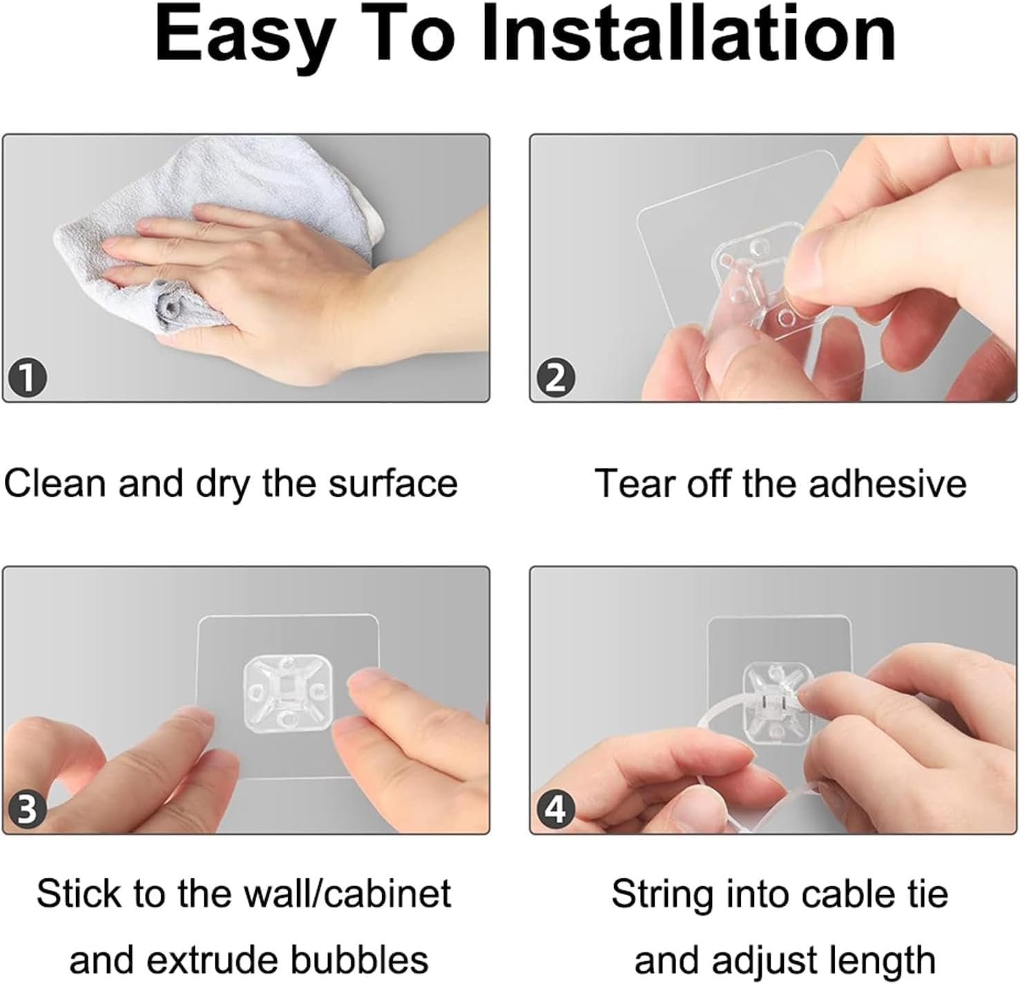 12-Pack Furniture Anti-Tip Kit, 7Cm Self-Adhesive Wall Anchors for Child & Earthquake Safety, No Tools Needed Easy Installation for Bookcase, Dresser, Cabinet, TV to Prevent Falling image number 1