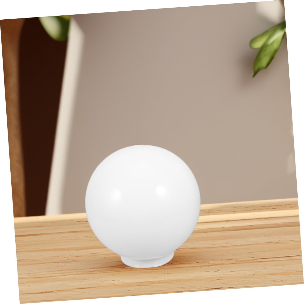WHAMVOX Outdoor Acrylic Lamp Globe Cover 300Mm White Milk Ball Shaped Lampshade Fixture Replacement for Garden Fence Wall Lighting Accessories image number 6