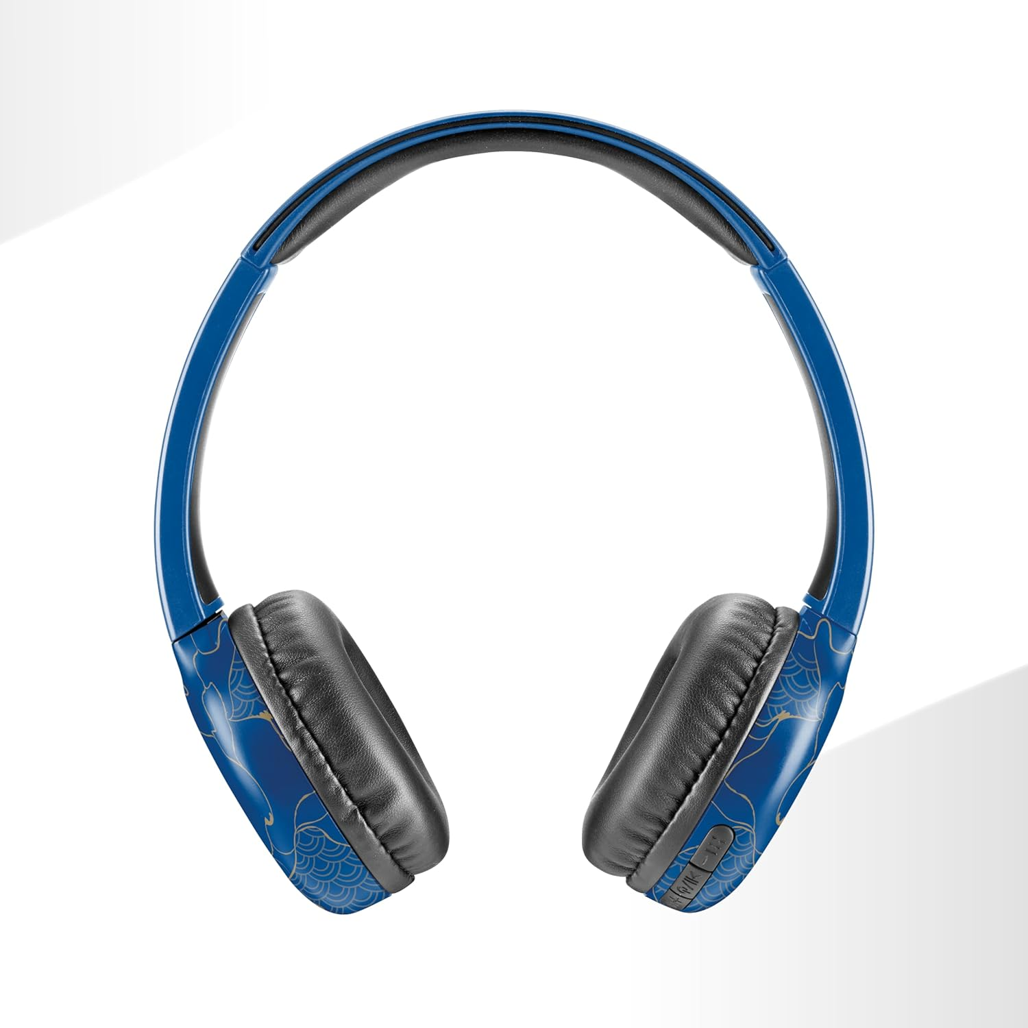 Music Sound - Bluetooth Headphones with Soft-Touch On-Ear Headphones - Adjustable Ear Hooks - Adaptability and Comfort - Play Time 22 Hours - Blue image number 6