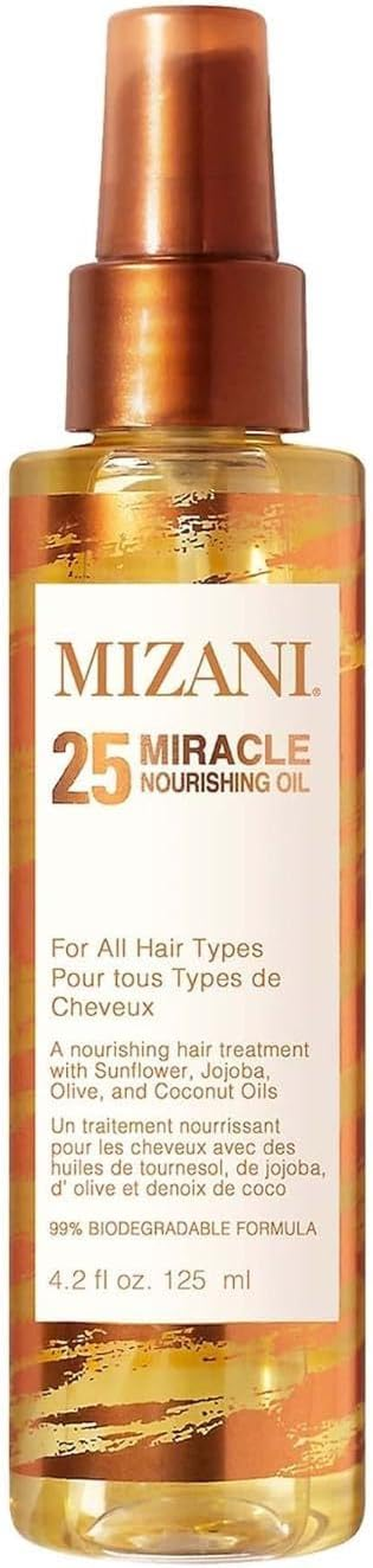 Mizani 25 Miracle Nourishing Oil Treatment, 124.2 Ml Pack of 1