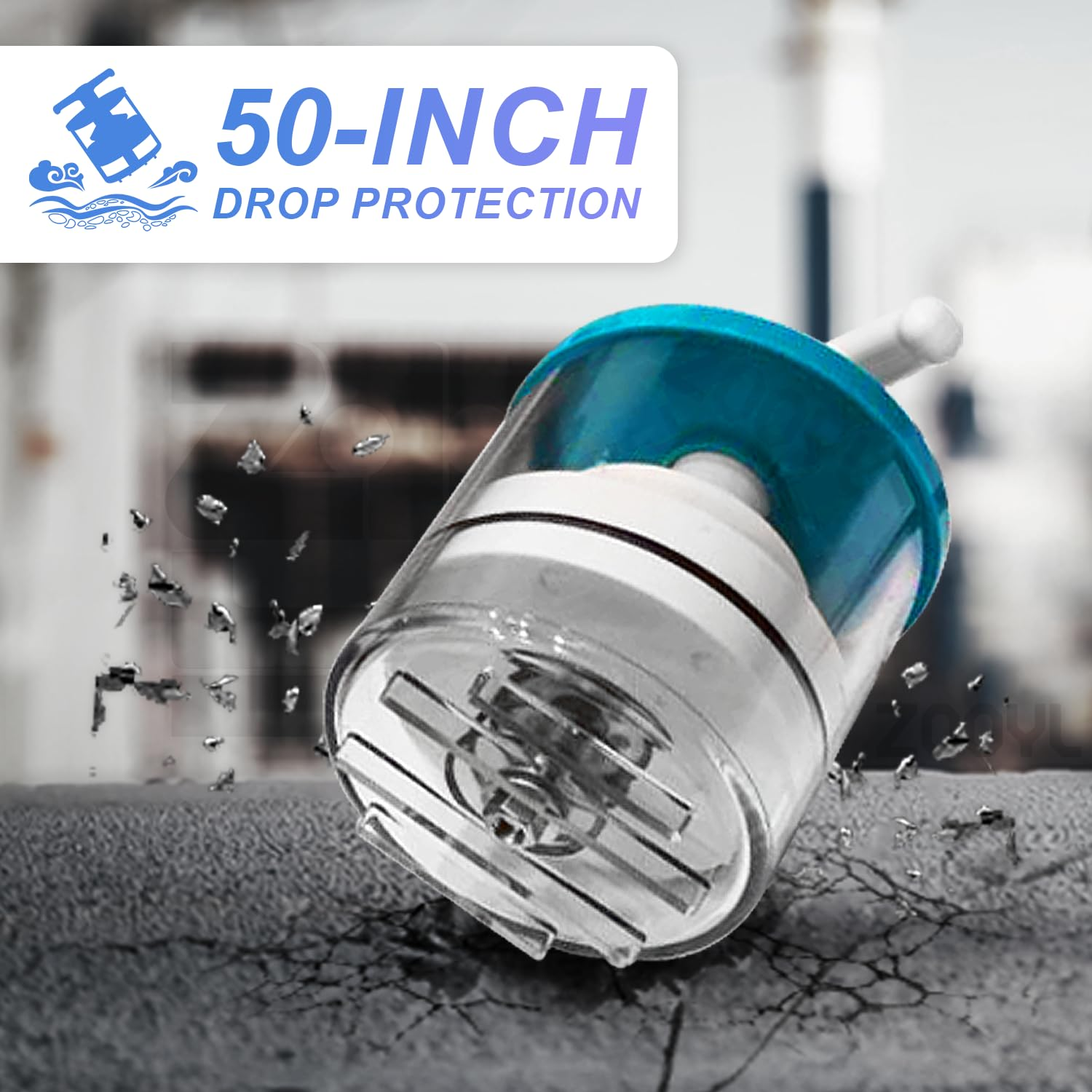 Rotation Hand Bearing Packer Tool, Inject Bearing Grease into Bearing Safely, Easily, Effortlessly, Wheel Bearing Grease Packer Tool, 50-Inch Drop Protection, Automatic Bearing Center Locator image number 2