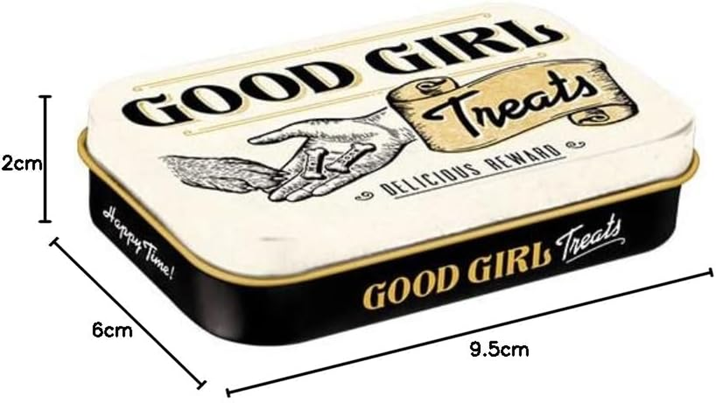 Nostalgic-Art Retro Good Girl Treats - Gift Idea for Dog Owners, Dog Treat Tin, Vintage Design, 6 X 9.5 X 2 Cm image number 3