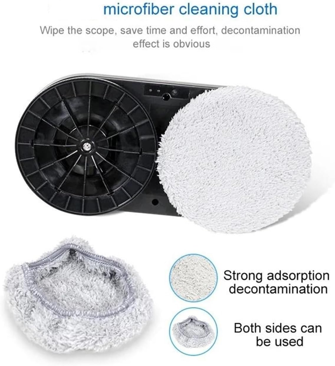 12 Pcs Cleaning Cloth for Smart Window Cleaning Robot image number 5