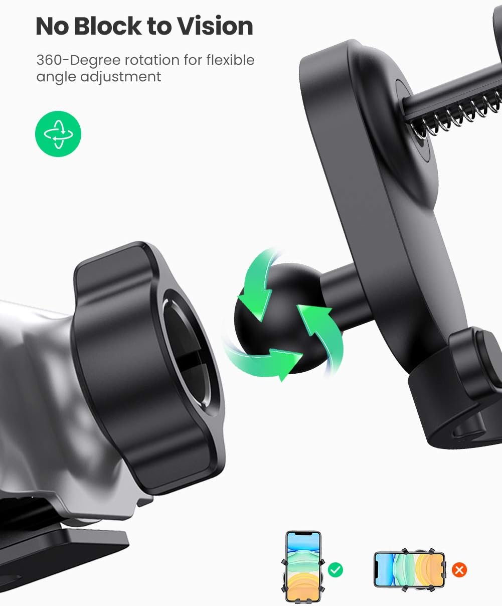 UGREEN 80871 Gravity Phone Holder for Car with Hook image number 2