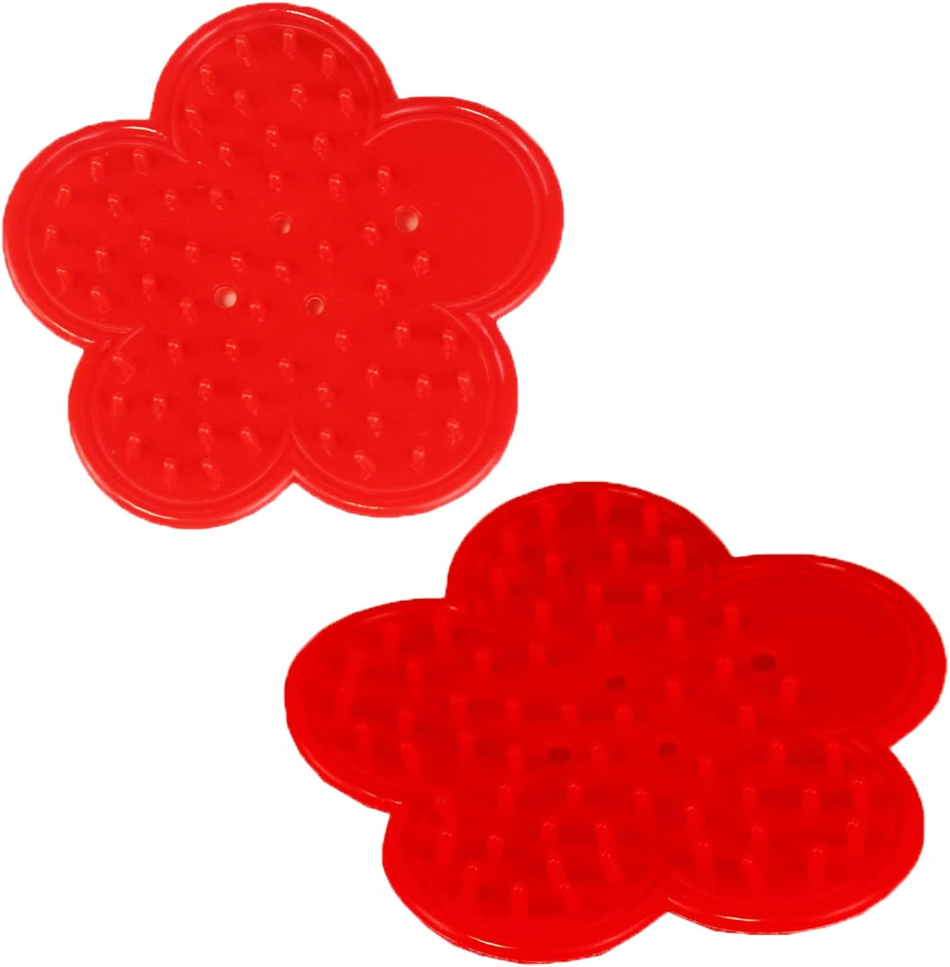 2 Pcs Thorn Leaf Stripper Professional Rose Leaf Thorn Stripper Kit Stripping Tool Thorn Remover for Rose Flower Floral Arrangement(Red) image number 5