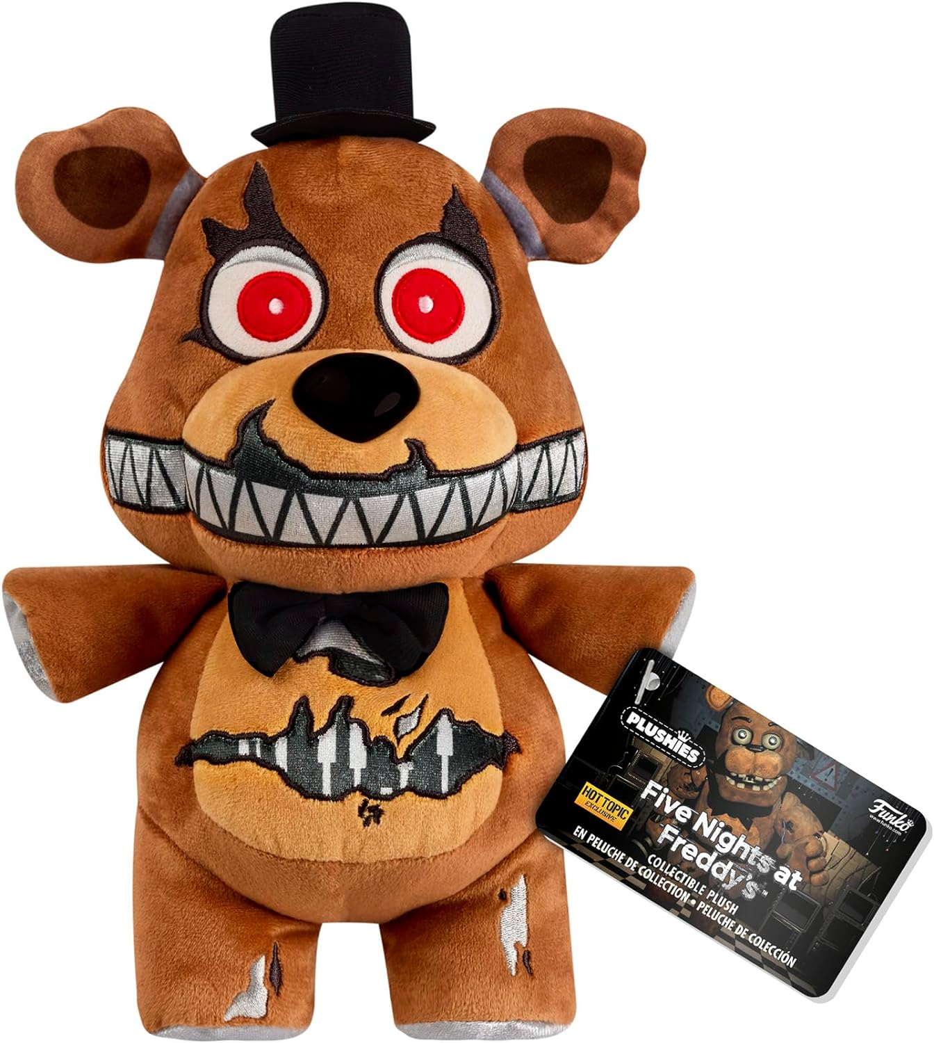 Funko Five Nights at Freddy'S - Nightmare Freddy Plush Figure Toy, 10-Inch Height image number 1