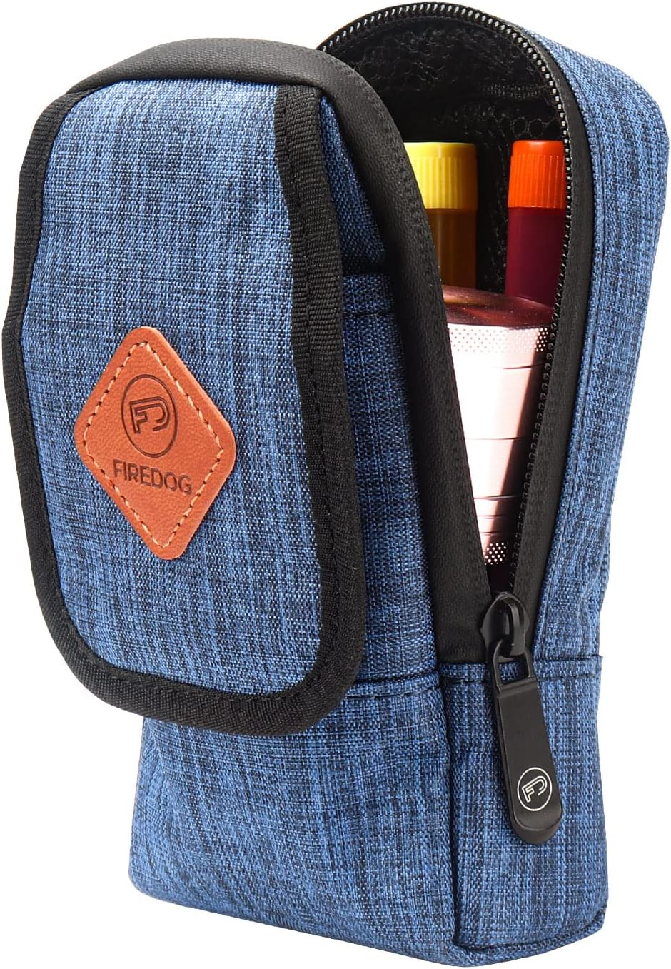 Firedog Smell Proof Bag, Odor Proof Pouch Dog Tested Mini Stash Crossbody Bags for Travel Storage (Black)