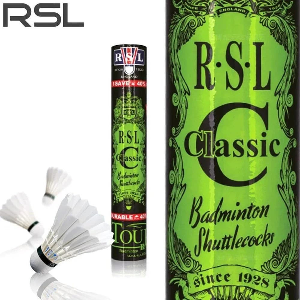 RSL Classic Badminton Shuttlecock Gooes Feather Top Class for Yourney 77 image number 2