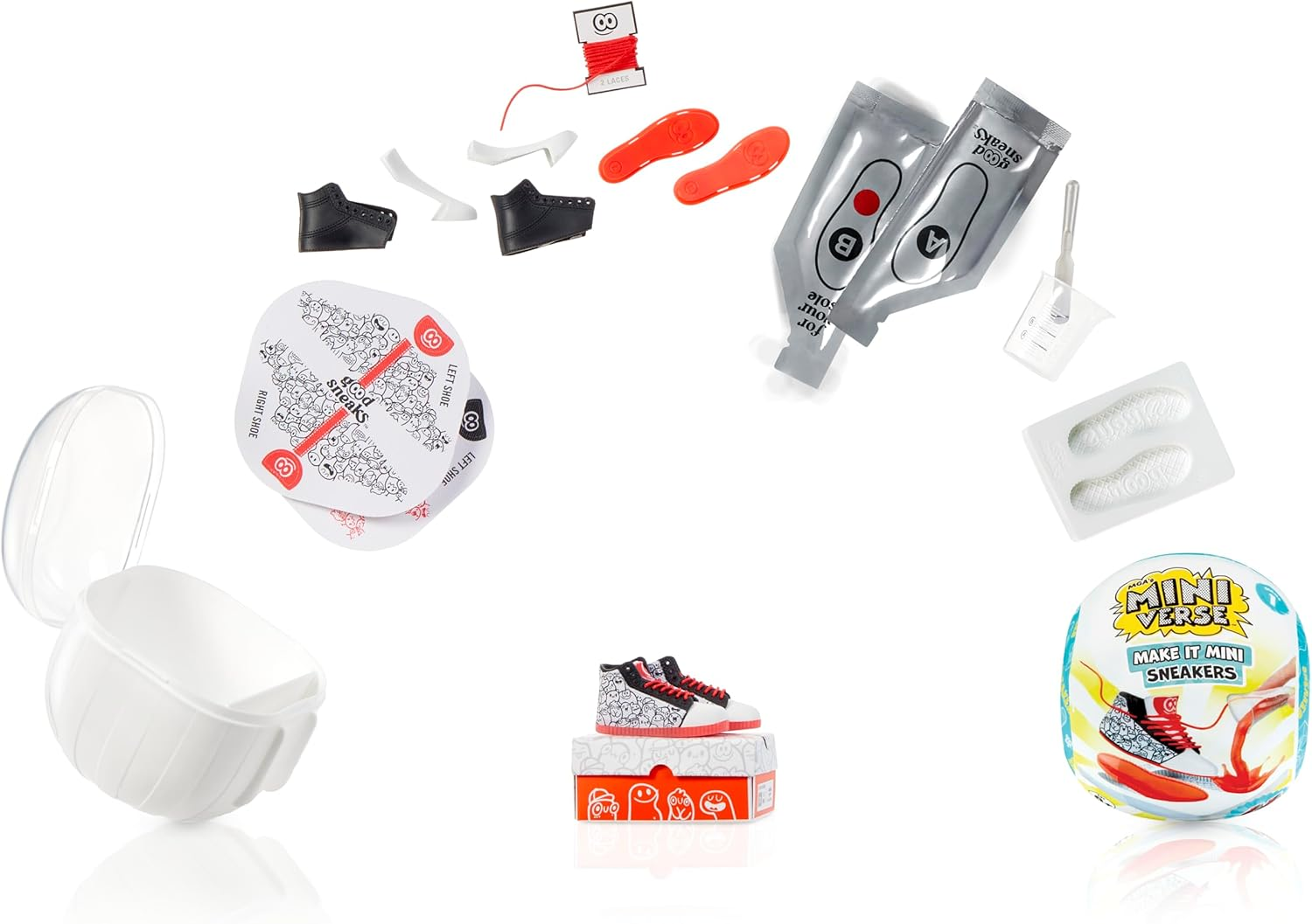 Mga&rsquo;S Miniverse Make It Mini Sneakers Mini Collectibles, Mystery Blind Packaging, DIY, Crafts, Mold, Fashion, Sneakers, NOT Edible, Collectors, 8+ image number 3