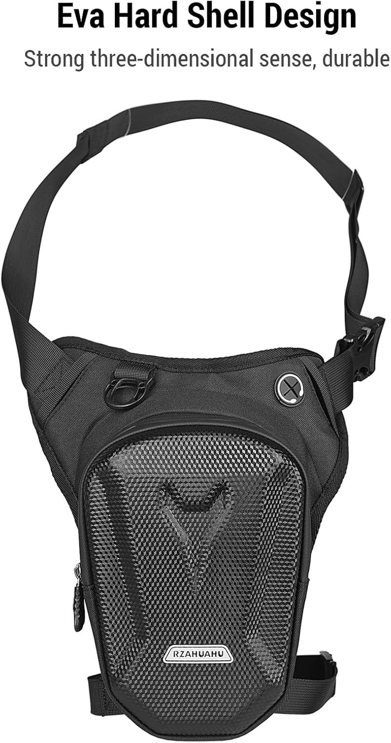 EVA Hard Shell Motorcycle Leg Side Bag Waterproof Outdoor Casual Leg Bag for for Hiking/Traveling/Fishing/Cycling image number 2