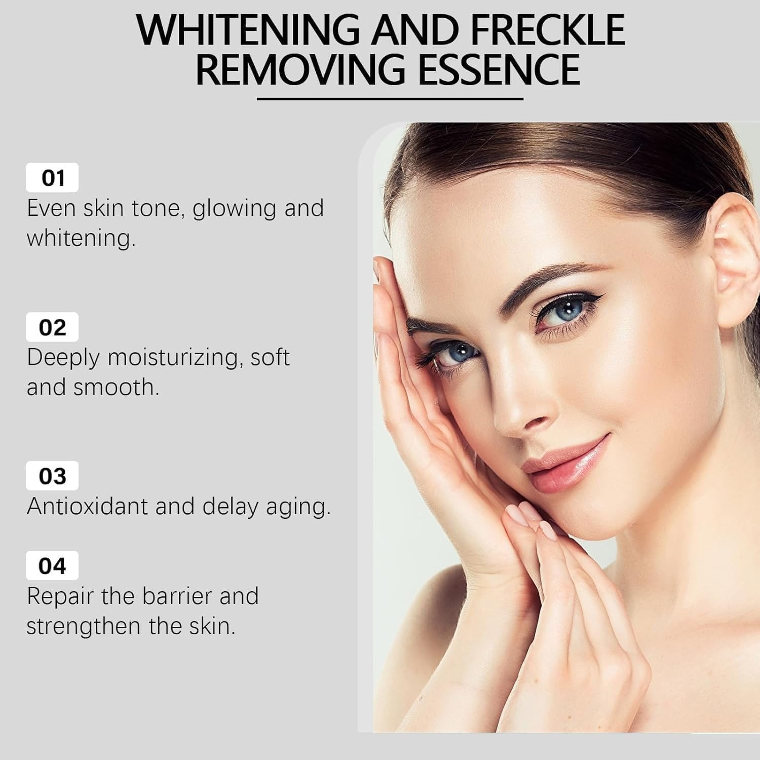 Whitening and Freckle Removing Essence, Dark Spot Removal Serum,Vitamin C Whitening Freckle Cream image number 3