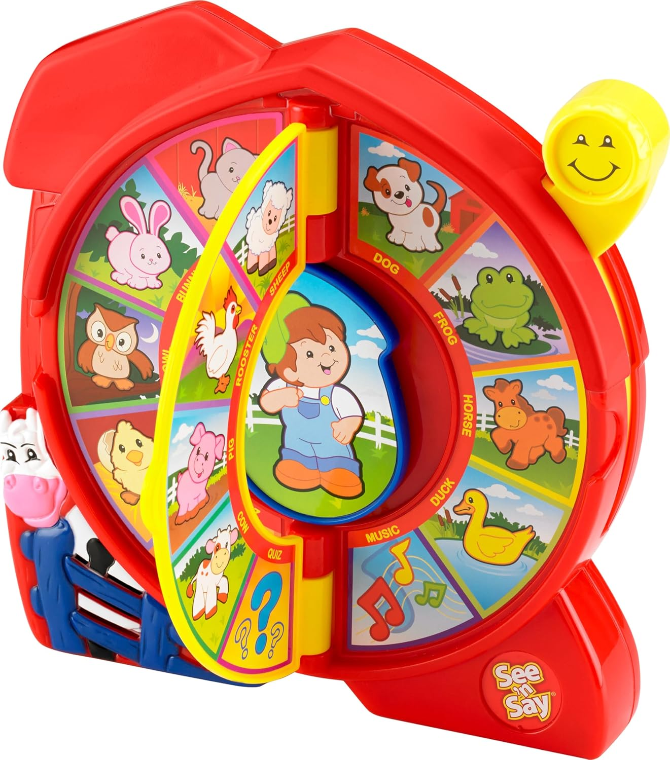 Fisher-Price Little People Toddler Toy See &lsquo;N Say the Farmer Says, Learning Game with Music & Sounds for Kids Ages 18+ Months image number 3
