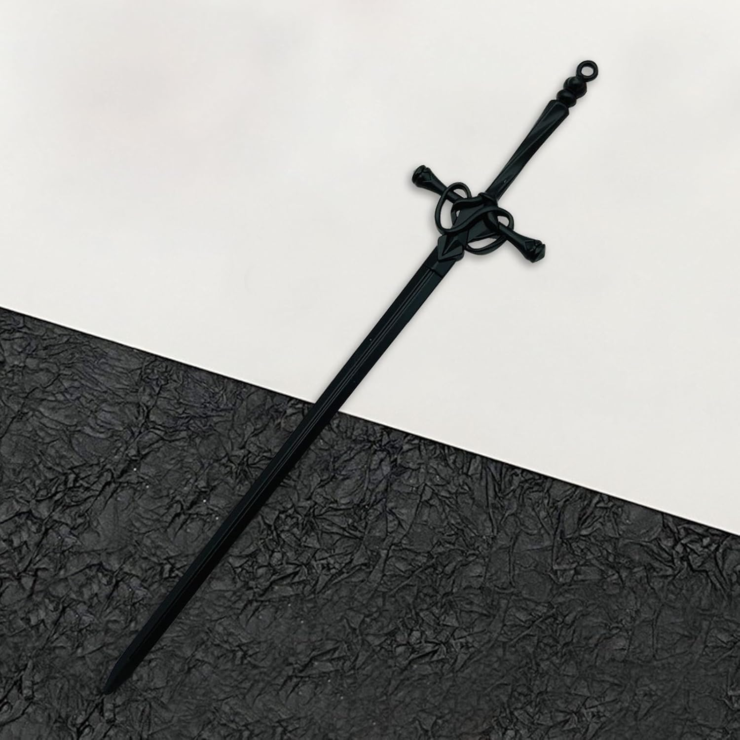 2 Pcs Metal Sword Hair Sticks Vintage Hair Chopsticks Simple and Elegant Hair Pins Sticks for Women and Girls Daily Wear image number 5