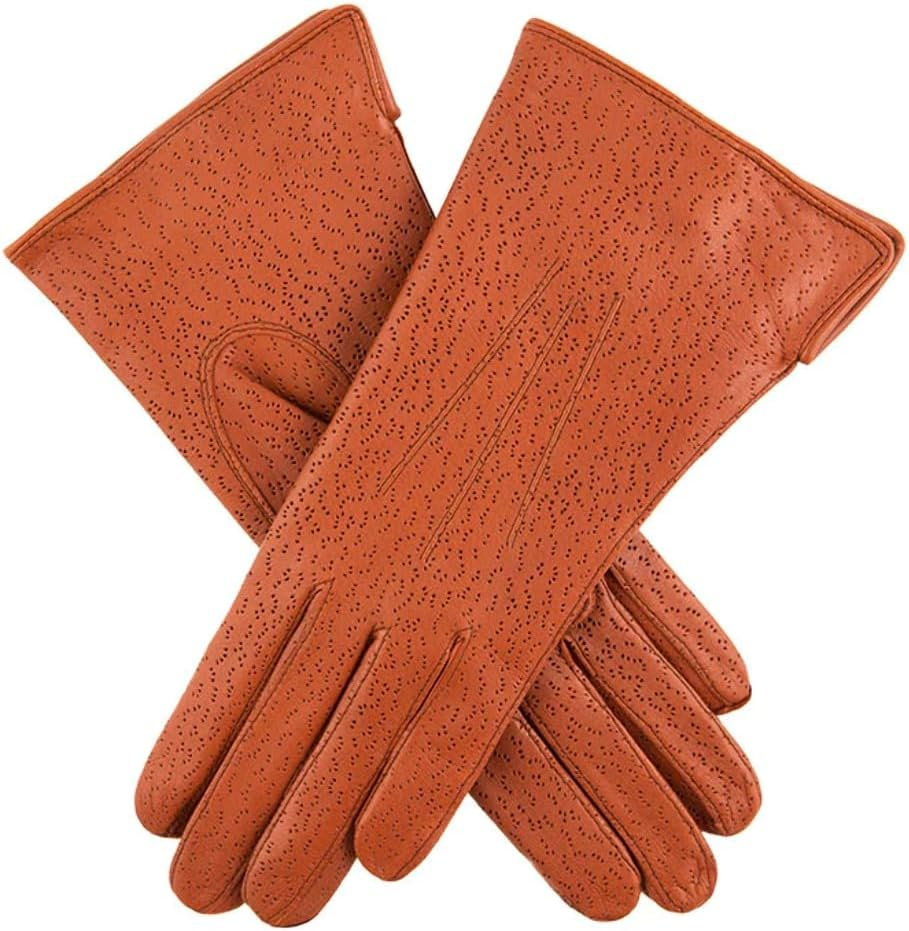 Dents Women'S Jessica Classic Imipec Leather Gloves, Claret Red, Size 7.5 image number 2