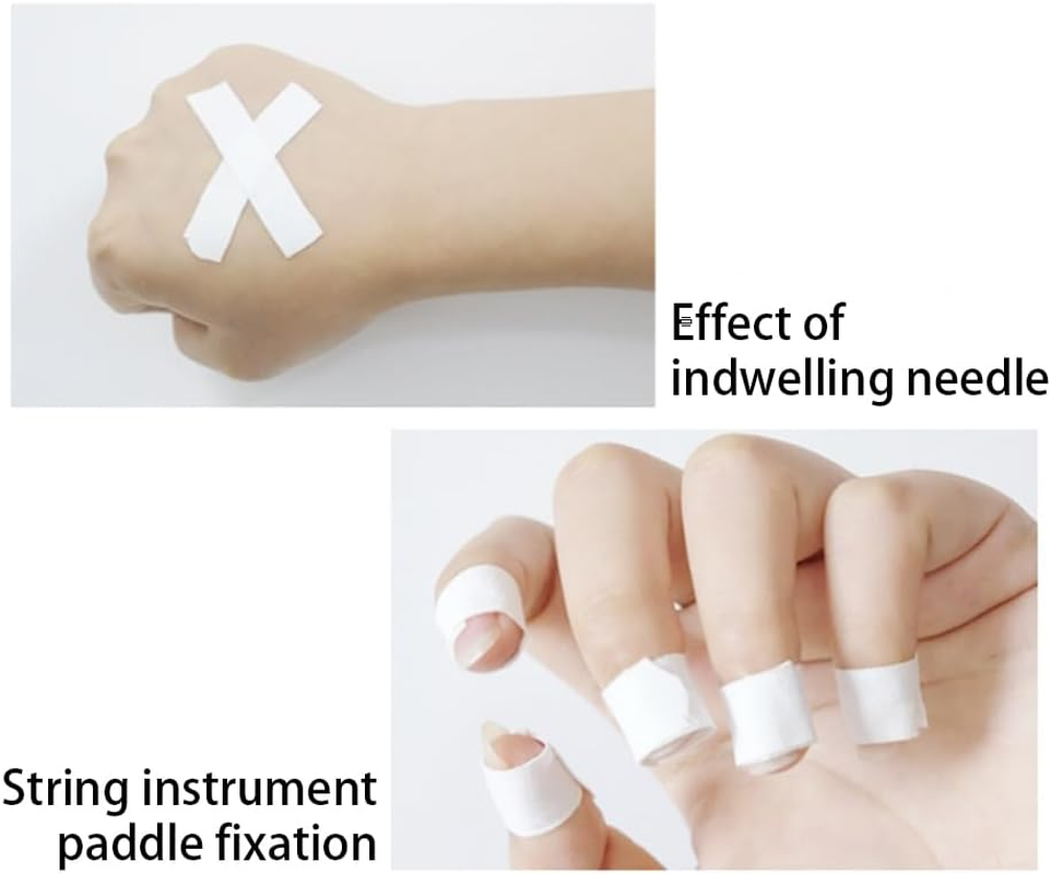 PE Micropore Medical Tape Lash Tape, 6Rolls Micropore Surgical Tape,Breathable First Aid Paper Medical Tape Athletic Tape Adhesive Tape Earring Cover up Tape,Paper Tape for Wounds (1.25Cm) image number 3