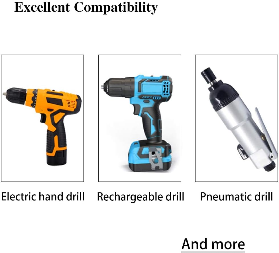 Nut Driver Bit Sets 8Mm, 1/4" Hex Shank Power Nut Driver Sets Magnetic with Quick Change Groove for Electric Hand Drill/Lithium Drill/Pneumatic Screwdriver/Impact Driver, Pack of 5 image number 6
