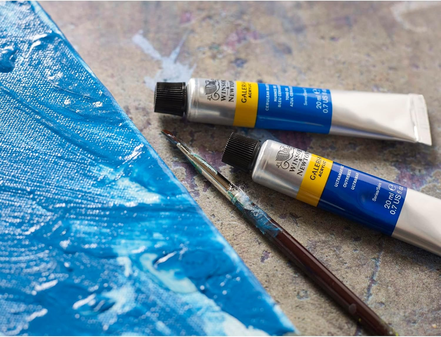 Winsor & Newton Galeria Acrylic Color Tube, 500Ml, Titanium White image number 2