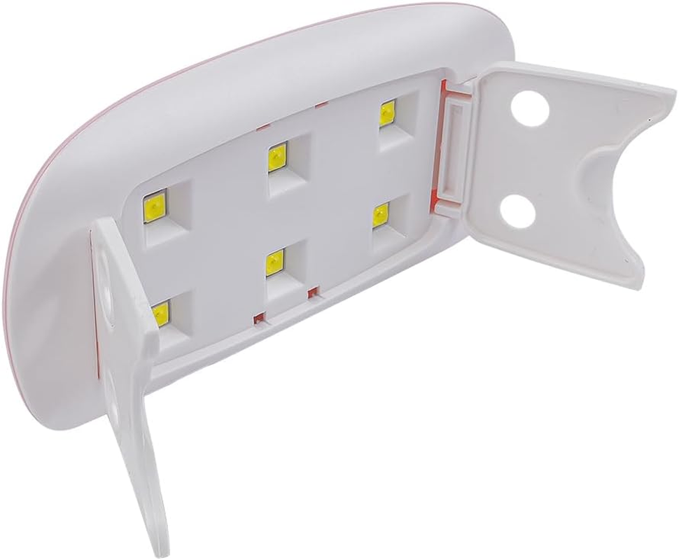 Namvo Mini Nail Light, Portable USB Light, Portable LED Baking Light, Nail Polish Dryer, Professional Nail Tool Accessories (Pink) image number 3