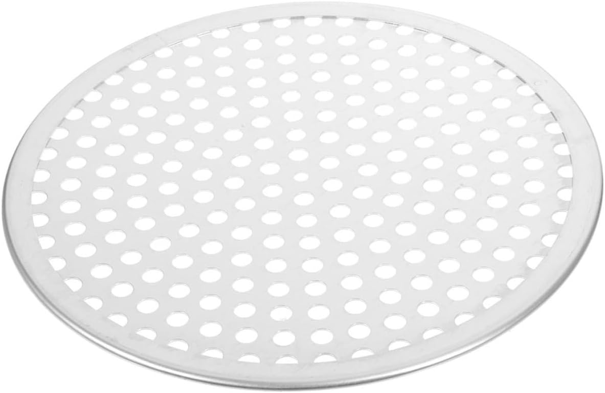 VINTORKY Perforated Pizza Pan with Holes 12-Inch Aluminium Alloy round Baking Tray Metal Pizza Plate for Oven Kitchen Bakeware image number 4