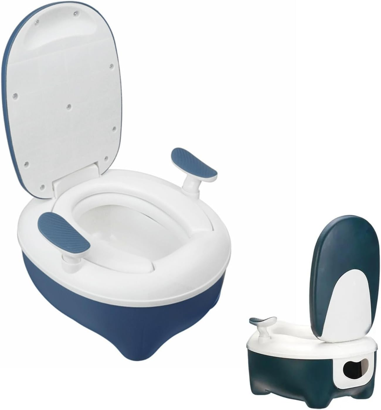 Potty Training Toilet Seat, Foldable Potty, Portable Potty Seat for Toddler in Travel & Indoor, Detachable Potty Chair for 1-12 Years