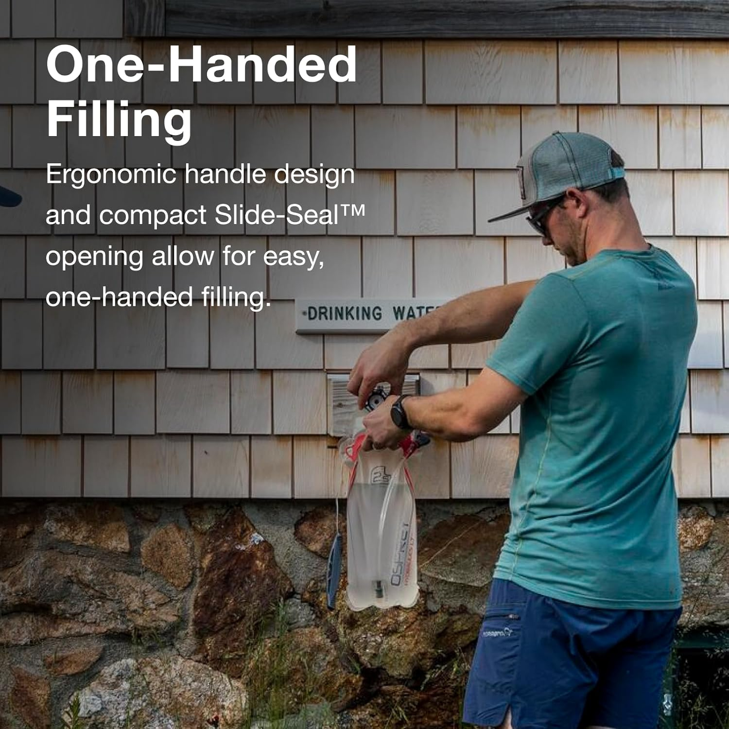 Osprey Hydraulics LT 2.5L Backpack Water Reservoir with Bite Valve image number 6