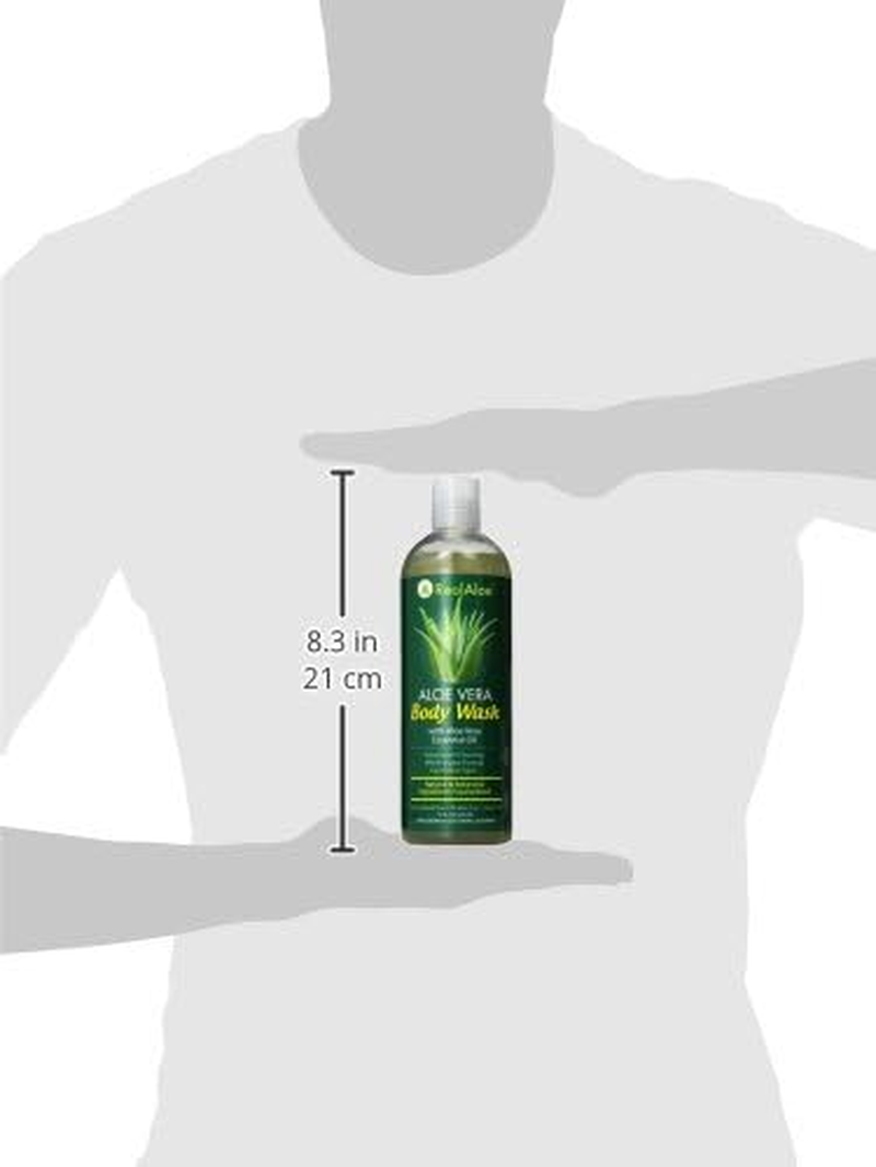 Real Aloe Body Wash, Aloe Vera, 16 Fluid Ounce image number 2