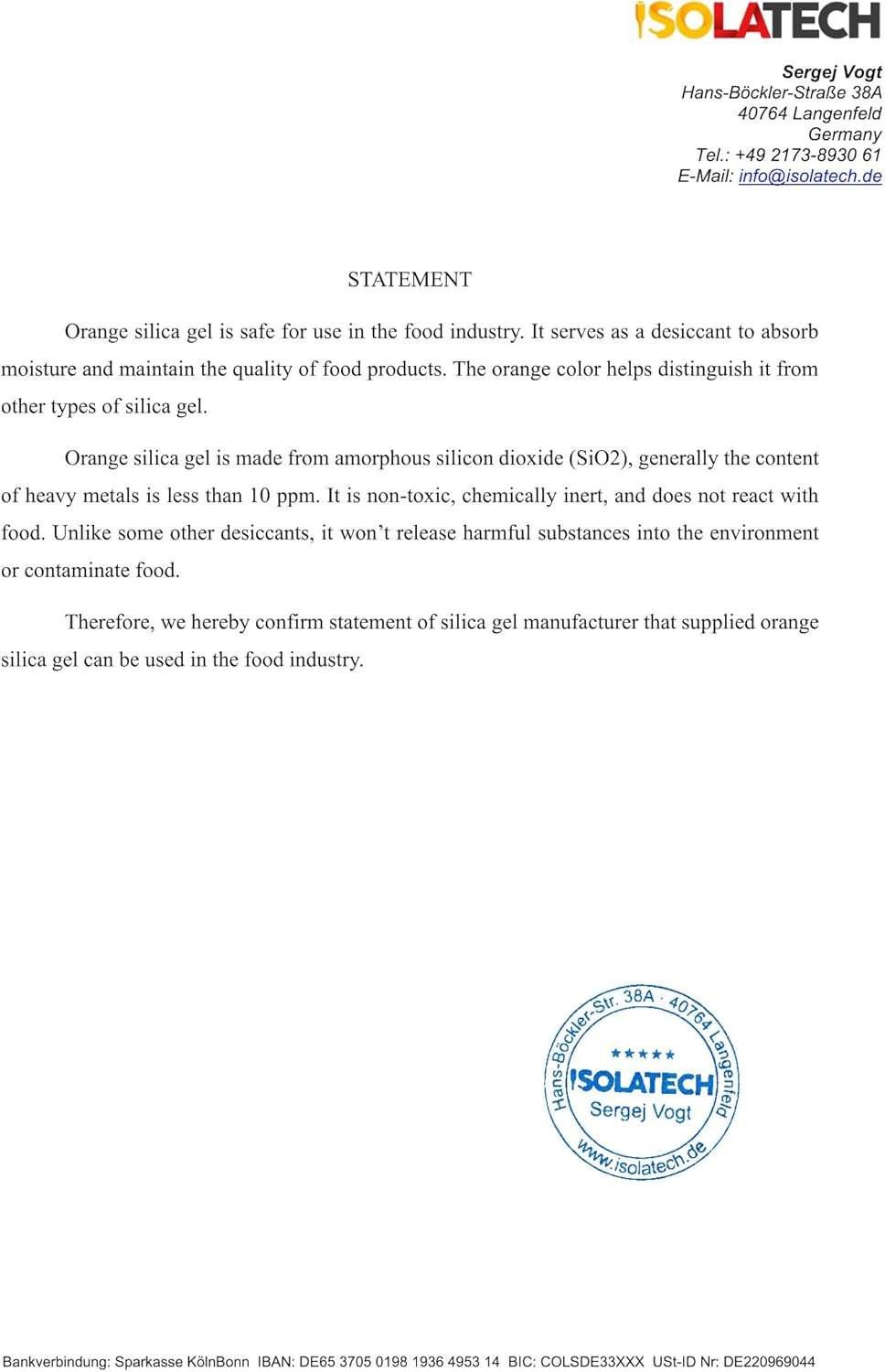 ISOLATECH Silica Gel Regenerable Desiccant Orange 400 G Bag Silica Gel Balls Silica Gel Dehumidifier image number 3