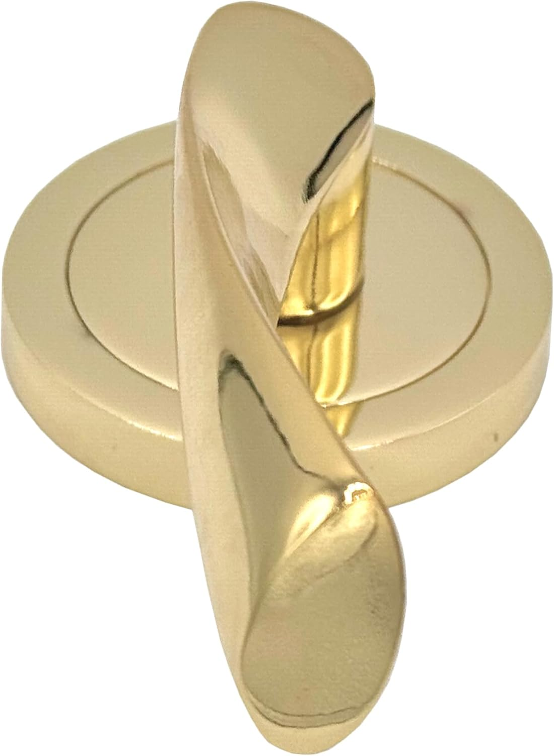 Micel - 07081 - Door Handle Set with Wide Rosette (65 Mm) and Aluminium Lever Brass Finish Shiny Gold 135 X 65 X 65 Mm image number 1