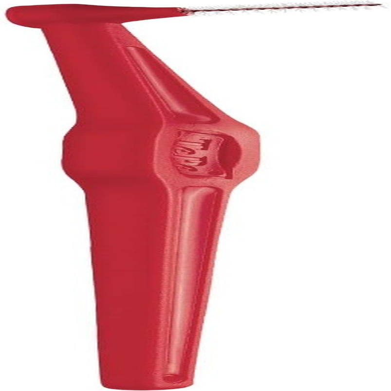 Tepe Interdental Brush Angle, Red, 0.5Mm/Iso 2, 6Pcs, Interspace Cleaning, Plaque Remover for Teeth for Narrow Gaps, Ensures Strong Gums and Teeth (Pack of 2) image number 3