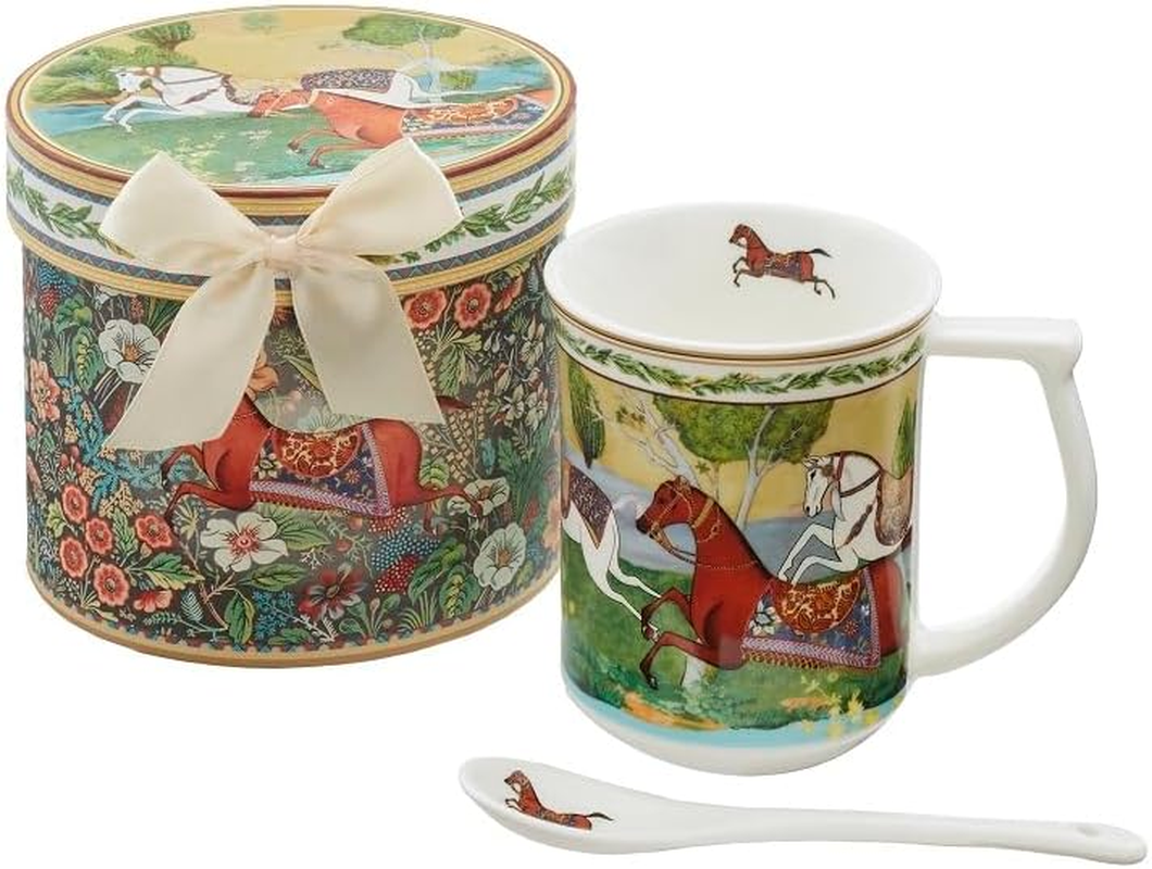 Royal Arden Bone China No. 37705 Microwave Safe Mug, 10.1 Fl Oz (300 Ml) - Birds 37712 image number 6