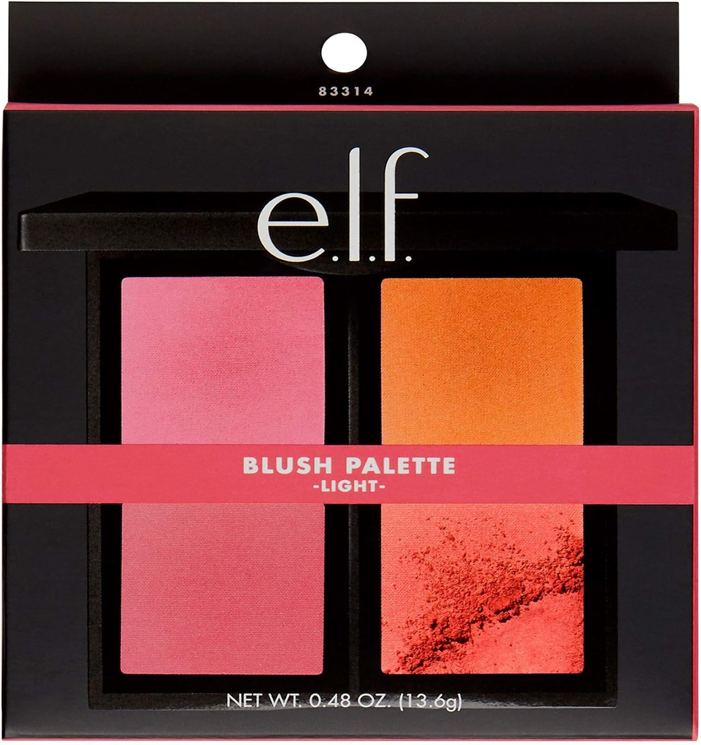 E.L.F. Powder Blush Palette, 4 Tonal Shades, Light, 0.56 Oz. image number 4