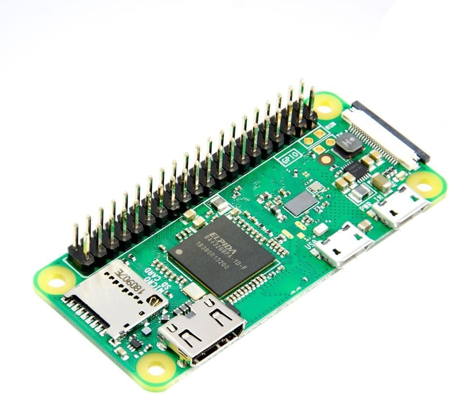 Raspberry Pi Zero WH with Built-In Wifi and Bluetooth, Raspberry Pi Zero W with Pre-Soldered Headers