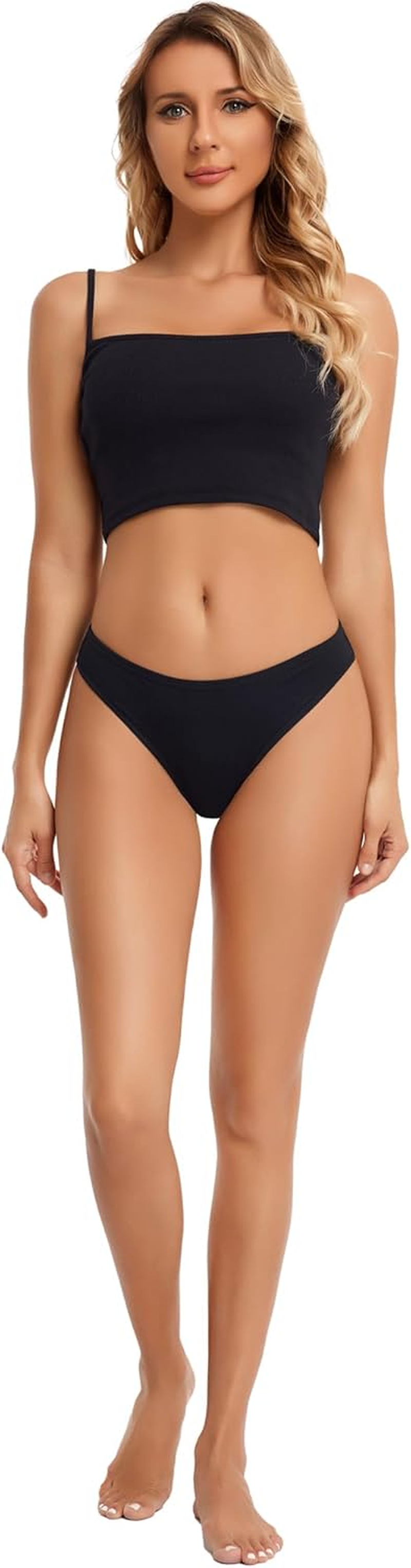 Anzermix Women'S Breathable Cotton Thong Panties Pack of 6 image number 5