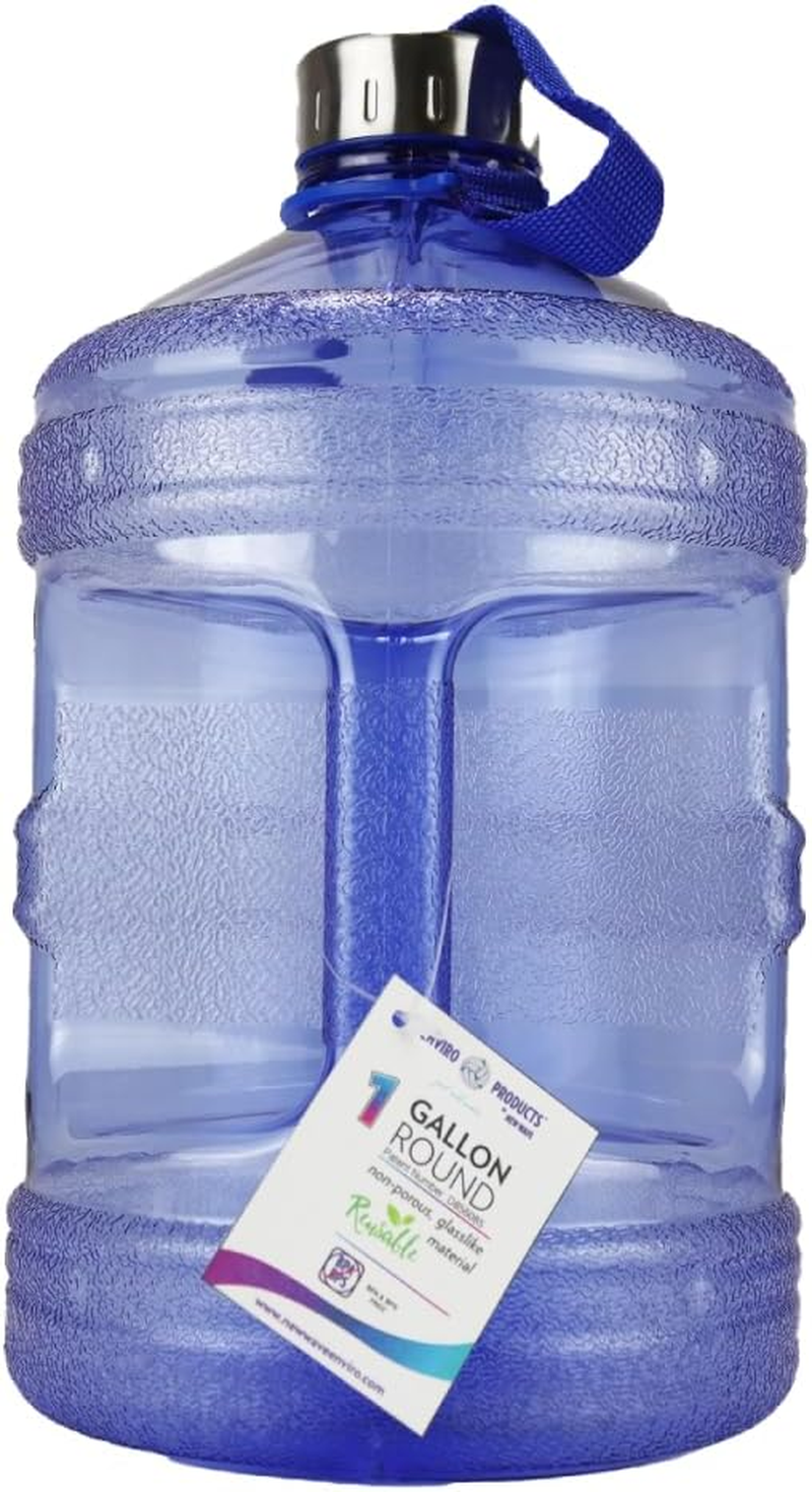New Wave Enviro Bpa Free 1 Gallon Water Bottle (Round) image number 5