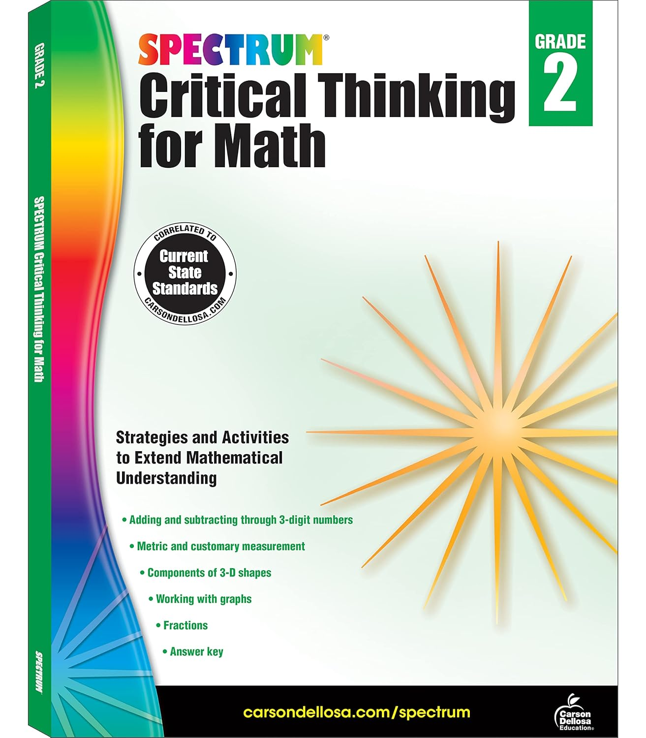 Spectrum Critical Thinking for Math, Grade 2 image number 1