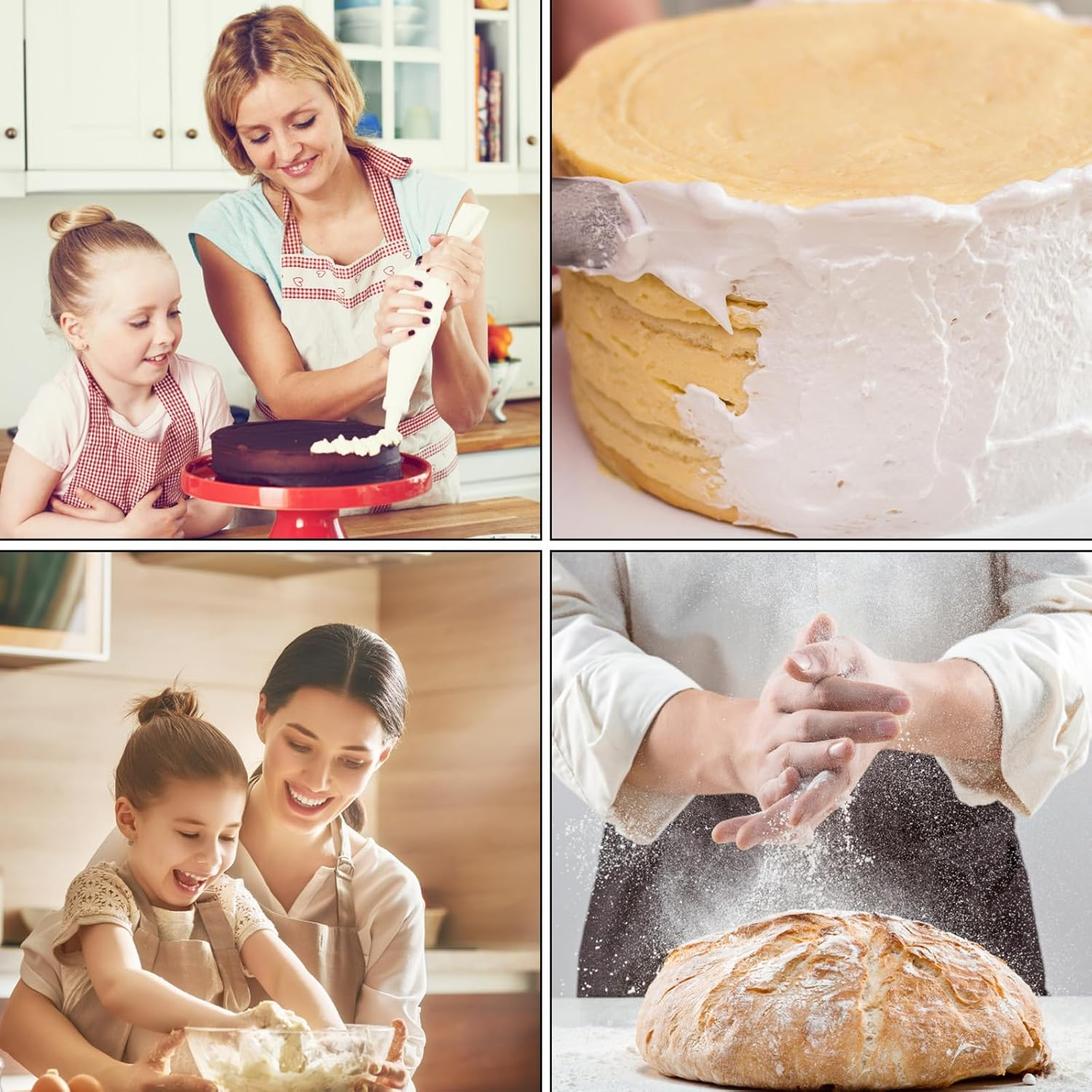 Cake Cutter, Adjustable Cake Leveler with Purple Baking Tools Set, 3-Piece Cake Slicer Kit for Uniform Cake Layers, 29 X 20 Cm Ideal for Home Bakers and Professionals image number 1