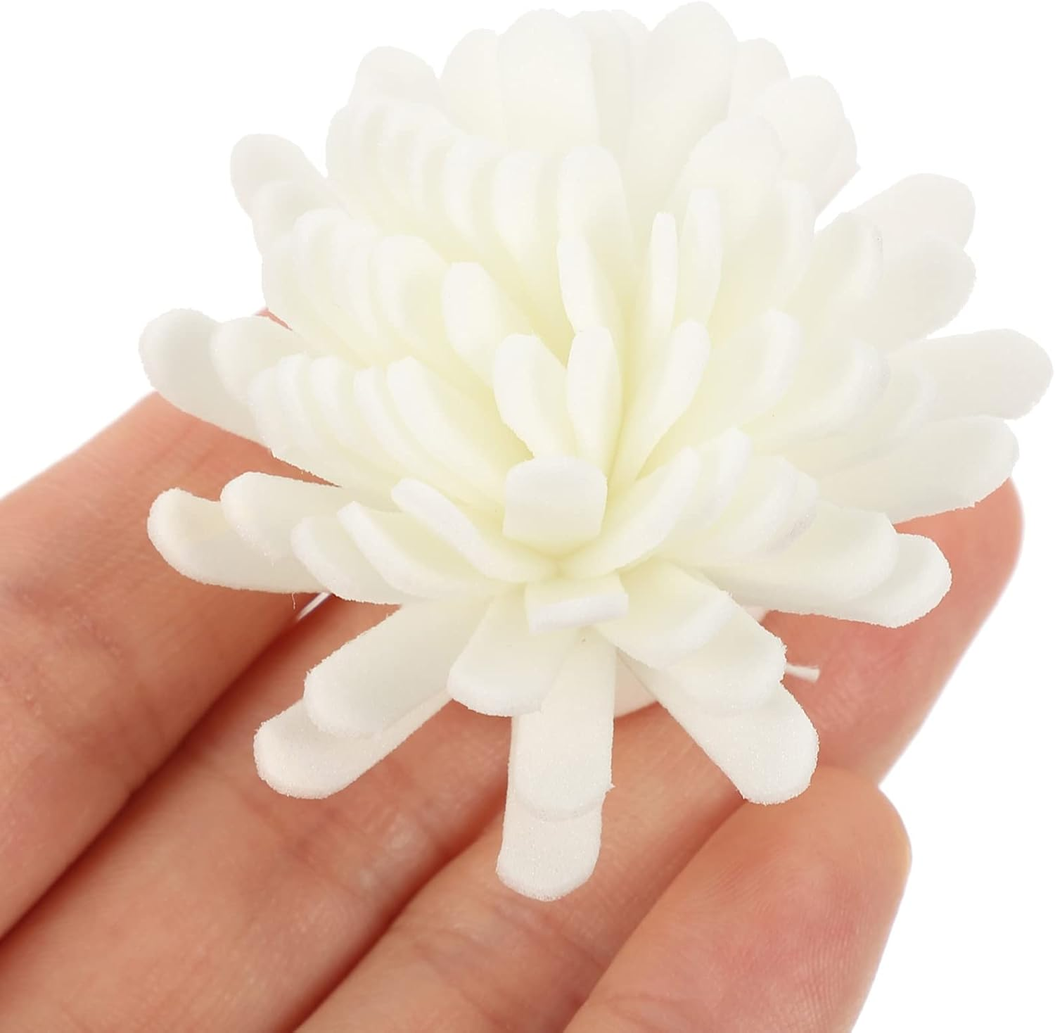 LALAFINA 100Pcs Simulated Chrysanthemum Aromatherapy Flower Essential Oil Diffuser Accessories image number 3