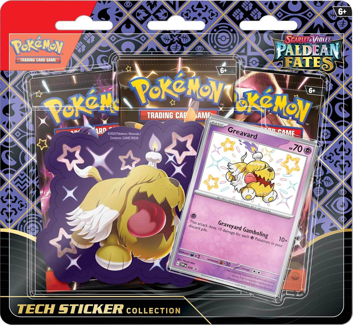Pokemon Scarlet & Violet 4.5 Paldean Fates Tech Sticker Collection image number 1
