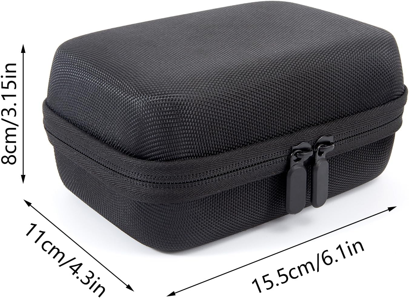 Insulin Fridge Holder Storage Case, Insulin Cooler Travel Case Organizer, Insulin Vial Organizer Bag Fitting 10Ml Vial Short Size, 15-Slot with 2 Zipper,Box Height:3.15Inch（Only Case） (Box Height: 3.15 In) image number 5