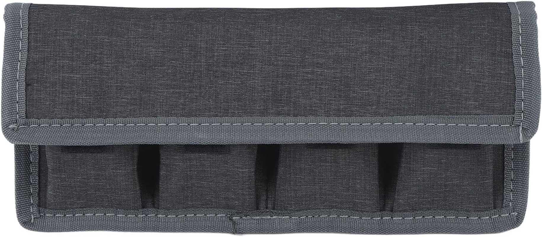 DSLR Camera Battery Case, Camera Battery Pouch Holder Case with 4 Pockets Fall Prevention, Waterproof Camera Battery Storage Bag for LPE6 LPE8 NPFW50 ENEL14 ENEL15 NPFW100 NPW235 image number 4