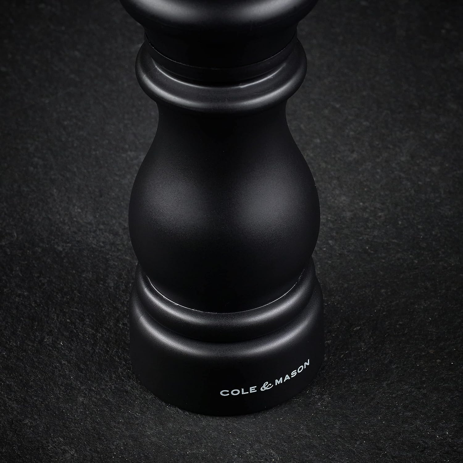 Cole & Mason Southwold Black & White Salt and Pepper Mill Set Gift Set - 165Mm Adjustable Grind | Classic Capstan Design | Diamond Sharp Ceramic Mechanism | 10-Year Guarantee | ABS Plastic image number 4